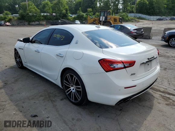 2019 Maserati Ghibli S Q4 GranLusso with VIN ZAM57YTL4K1322087, listed as a Copart auction lot 56145073 with 43,189 mi miles and Salvage Title. Bid and sale history available at carsss.com. Image 2.
