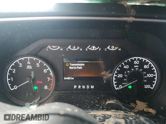 2022 Ford F-150 XL with VIN 1FTFW1E58NKD55917, listed as a Copart auction lot 54218595 with 64,488 mi miles and Salvage title. Bid and sale history available at DreamBid. Image 9.