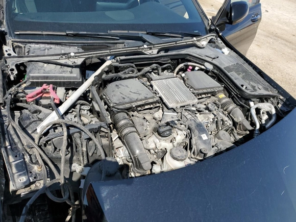 2018 Mercedes-Benz C 43 AMG with VIN 55SWF6EB7JU266087, listed as a Copart auction lot 52188745 with 45,891 mi miles and Salvage title. Bid and sale history available at DreamBid. Image 11.