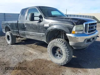 2002 Ford F-250 XL with VIN 1FTNX21F32ED34903, listed as a IAAI auction lot 40738127 with 290,528 mi miles and . Bid and sale history available at DreamBid. Image 1.
