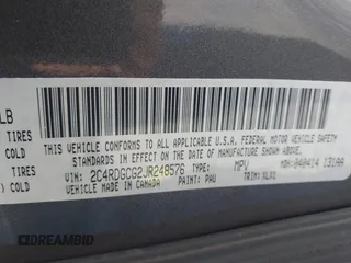 2018 Dodge Grand Caravan SXT z VIN 2C4RDGCG2JR248576, wystawiony jako IAAI lot #42203411 z przebiegiem 100 815 mil mil oraz . Historia ofert i sprzedaży dostępna na DreamBid. Obrazek 9.