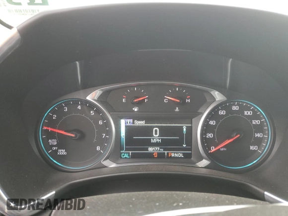 2018 Chevrolet Equinox LT with VIN 2GNAXSEV3J6352747, listed as a Copart auction lot 50538245 with 89,177 mi miles and Salvage Title. Bid and sale history available at DreamBid. Image 9.