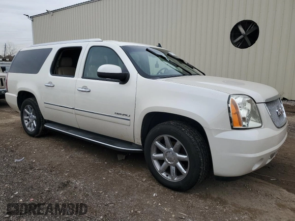 2011 GMC Yukon XL Denali with VIN 1GKS1MEFXBR381269, listed as a Copart auction lot 87637435 with 176,410 mi miles and Salvage Title. Bid and sale history available at carsss.com. Image 4.