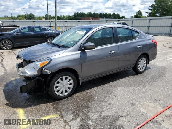 2017 Nissan Versa SV with VIN 3N1CN7AP5HL868242, listed as a Copart auction lot 60839025 with 39,965 mi miles and Salvage title. Bid and sale history available at DreamBid. Image 1.