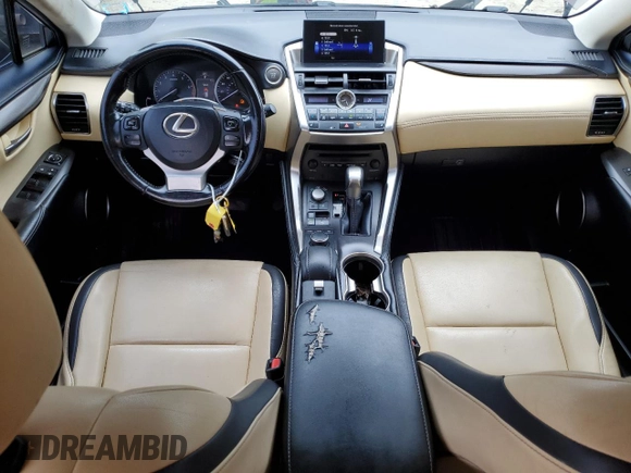 2016 Lexus NX 200t with VIN JTJBARBZ0G2056912, listed as a Copart auction lot 62844385 with 132,477 mi miles and Clean title. Bid and sale history available at DreamBid. Image 8.