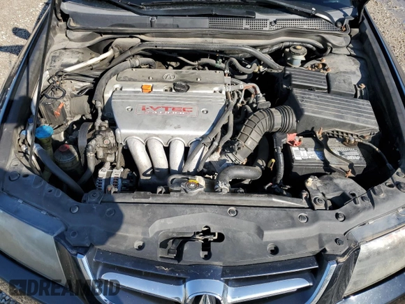 2004 Acura TSX with VIN JH4CL96844C044978, listed as a Copart auction lot 52014485 with 186,661 mi miles and Salvage Title. Bid and sale history available at carsss.com. Image 11.