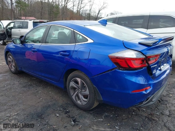 2019 Honda Insight EX with VIN 19XZE4F54KE025545, listed as a IAAI auction lot 41506580 with 19,884 mi miles. Bid and sale history available at carsss.com. Image 3.