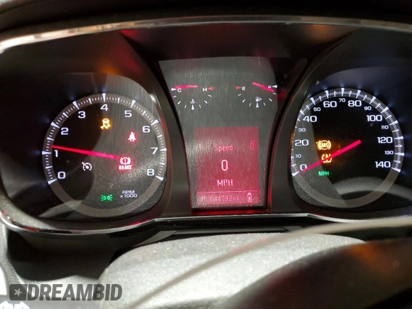2012 GMC Terrain SLT-1 with VIN 2GKFLVE58C6277725, listed as a Copart auction lot 44500425 with 44,792 mi miles and Salvage Title. Bid and sale history available at carsss.com. Image 9.