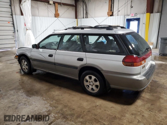 1999 Subaru Legacy Outback with VIN 4S3BG6852X7622611, listed as a Copart auction lot 46237695 with 137,366 mi miles and Salvage title. Bid and sale history available at DreamBid. Image 2.