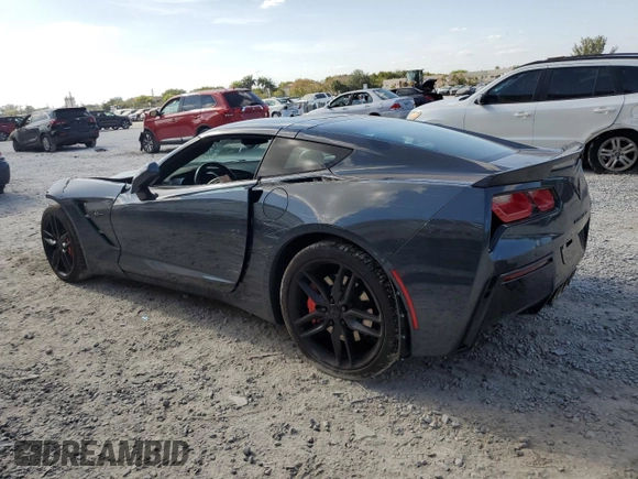 2019 Chevrolet Corvette 1LT with VIN 1G1YB2D71K5114247, listed as a Copart auction lot 54311885 with 60,498 mi miles and Salvage title. Bid and sale history available at DreamBid. Image 2.