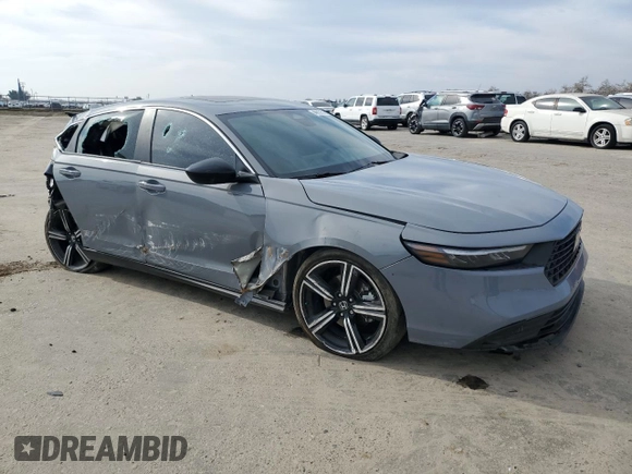 2023 Honda Accord Sport with VIN 1HGCY2F55PA004989, listed as a Copart auction lot 46357515 with 35,093 mi miles and Salvage title. Bid and sale history available at DreamBid. Image 4.