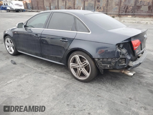 2012 Audi S4 Premium Plus with VIN WAUBGAFL6CA004593, listed as a Copart auction lot 80134974 with 93,822 mi miles and Salvage Title. Bid and sale history available at carsss.com. Image 2.