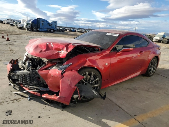 2019 Lexus RC with VIN JTHHA5BC0K5009239, listed as a Copart auction lot 81982064 with 78,919 mi miles and Salvage Title. Bid and sale history available at carsss.com. Image 1.