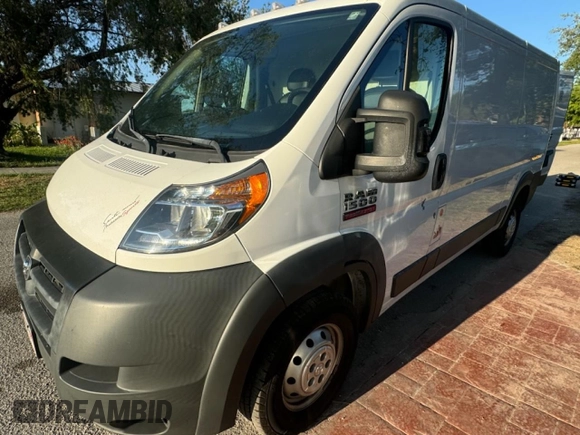 2017 Ram ProMaster Cargo with VIN 3C6TRVAG0HE502979, listed as a Copart auction lot 53193755 with 172,857 mi miles and Clean Title. Bid and sale history available at carsss.com. Image 2.
