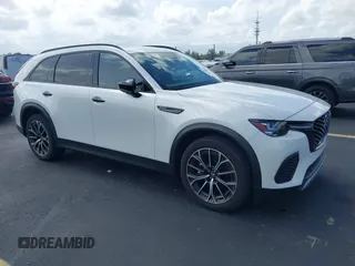 2025 Mazda CX-70 Premium Plus with VIN JM3KJEHA5S1108957, listed as a IAAI auction lot 42543047 with 2,820 mi miles and . Bid and sale history available at DreamBid. Image 1.
