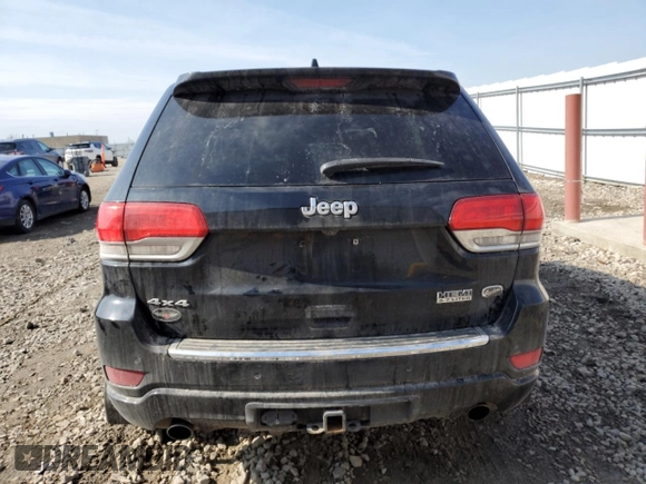 2017 Jeep Grand Cherokee Overland with VIN 1C4RJFCT1HC845477, listed as a Copart auction lot 46929605 with 109,168 mi miles and Clean Title. Bid and sale history available at carsss.com. Image 6.