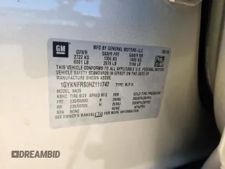 2017 Cadillac XT5 Platinum AWD z VIN 1GYKNFRS0HZ111747, wystawiony jako Copart lot #57666415 z przebiegiem 72 632 mil mil oraz Szkody całkowita. Historia ofert i sprzedaży dostępna na DreamBid. Obrazek 13.