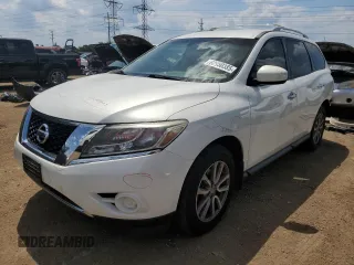 2014 Nissan Pathfinder SL with VIN 5N1AR2MN8EC639028, listed as a Copart auction lot 62950385 with 117,258 mi miles and Salvage title. Bid and sale history available at DreamBid. Image 1.