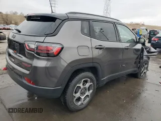 2022 Jeep Compass Trailhawk с VIN 3C4NJDDB4NT199957, выставлен на аукционе Copart как лот 48249455 с пробегом 29 657 миль миль и Списание • Salvage title. История ставок и продаж доступна на DreamBid. Изображение 3.