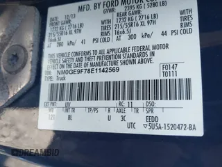 2014 Ford Transit Connect XLT with VIN NM0GE9F78E1142569, listed as a IAAI auction lot 42054742 with 61,604 mi miles and . Bid and sale history available at DreamBid. Image 9.