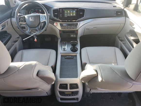 2022 Honda Pilot EX-L with VIN 5FNYF6H5XNB037831, listed as a Copart auction lot 46677205 with 19,285 mi miles and Salvage Title. Bid and sale history available at carsss.com. Image 8.