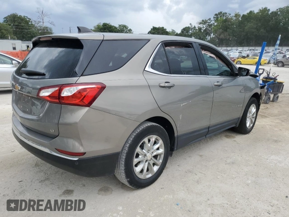 2018 Chevrolet Equinox LT with VIN 3GNAXJEV2JS612373, listed as a Copart auction lot 59193535 with 69,558 mi miles and Non repairable. Bid and sale history available at DreamBid. Image 3.