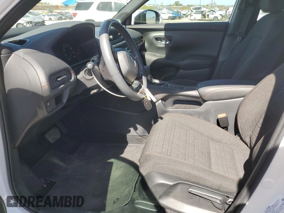 2024 Honda HR-V Sport with VIN 3CZRZ2H56RM708508, listed as a Copart auction lot 57341425 with 14,709 mi miles and Salvage title. Bid and sale history available at DreamBid. Image 7.