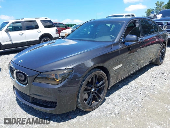 2012 BMW 7 Series 740Li with VIN WBAKB4C5XCC575580, listed as a IAAI auction lot 42658668 with 155,344 mi miles and . Bid and sale history available at DreamBid. Image 2.