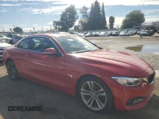 2017 BMW 4 Series 430i with VIN WBA4U7C36H5H20468, listed as a Copart auction lot 45964685 with 51,322 mi miles and Salvage title. Bid and sale history available at DreamBid. Image 4.