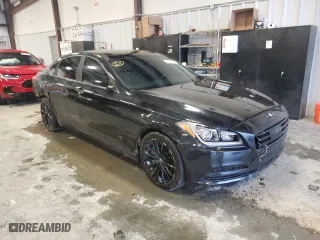 2015 Hyundai Genesis 3.8L with VIN KMHGN4JEXFU038009, listed as a Copart auction lot 45082575 with 121,553 mi miles and Salvage Title. Bid and sale history available at carsss.com. Image 4.