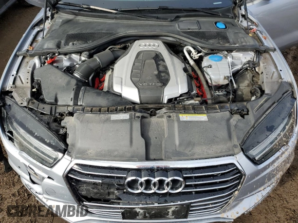2017 Audi A7 z VIN WAU22BFC2HN025865, wystawiony jako Copart lot #86629704 z przebiegiem 57 434 mil mil oraz Szkoda całkowita • Salvage title. Historia ofert i sprzedaży dostępna na DreamBid. Obrazek 11.