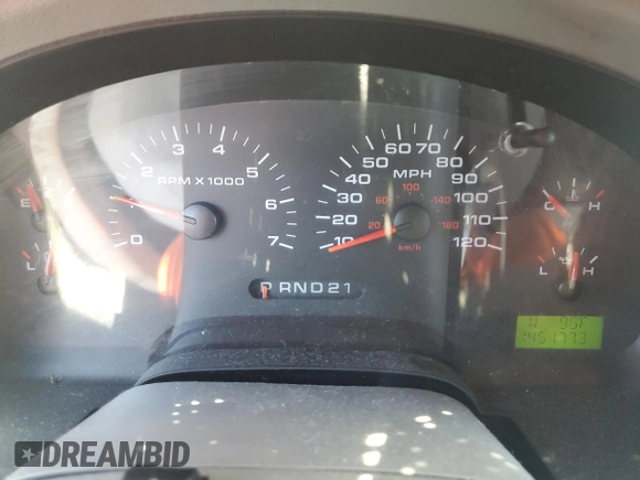 2004 Ford F-150 STX with VIN 1FTRX12W04NA72030, listed as a Copart auction lot 57437905 with 145,177 mi miles and Salvage title. Bid and sale history available at DreamBid. Image 9.