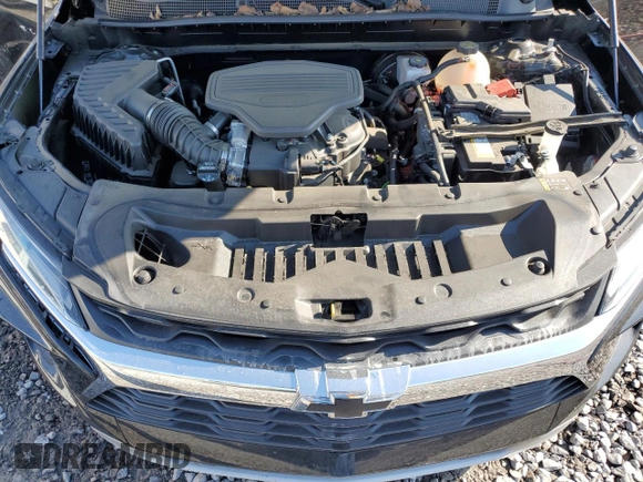 2023 Chevrolet Blazer LT with VIN 3GNKBDRS1PS101461, listed as a Copart auction lot 79771004 with 24,483 mi miles and Salvage title. Bid and sale history available at DreamBid. Image 12.