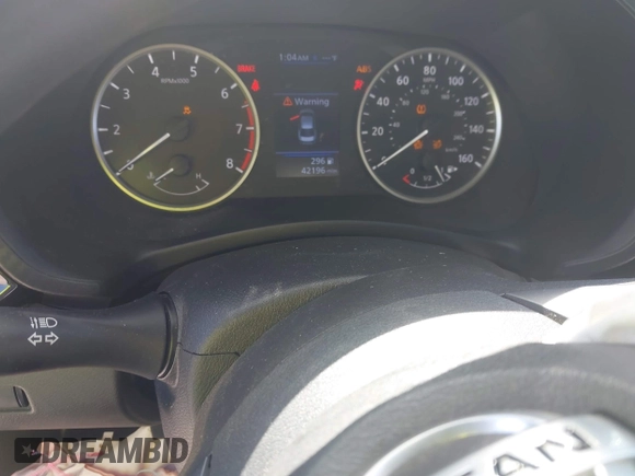 2020 Nissan Sentra S with VIN 3N1AB8BV5LY275270, listed as a IAAI auction lot 42167212 with 42,196 mi miles. Bid and sale history available at carsss.com. Image 7.