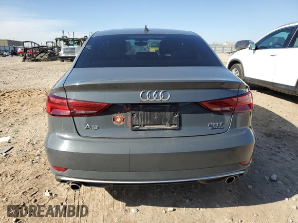 2018 Audi A3 Sedan Premium with VIN WAUB8GFFXJ1076839, listed as a Copart auction lot 43738434 with 61,482 mi miles. Bid and sale history available at carsss.com. Image 6.