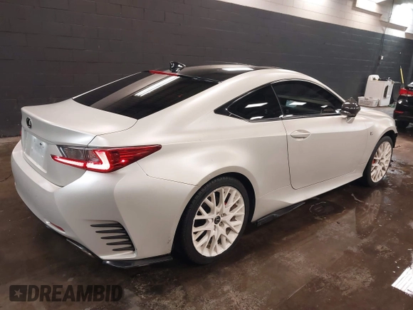 2016 Lexus RC 300 with VIN JTHSM5BC6G5000114, listed as a IAAI auction lot 41608559 with 156,692 mi miles. Bid and sale history available at carsss.com. Image 4.