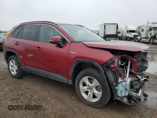 2021 Toyota RAV4 Hybrid XLE with VIN 4T3RWRFV8MU043385, listed as a Copart auction lot 84868154 with 93,650 mi miles and Salvage Title. Bid and sale history available at carsss.com. Image 4.