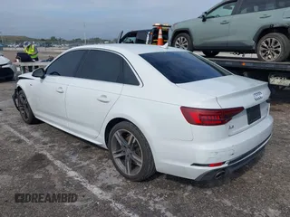 2018 Audi A4 Premium Plus with VIN WAULMAF48JA090847, listed as a IAAI auction lot 41389591 with 74,551 mi miles. Bid and sale history available at carsss.com. Image 3.