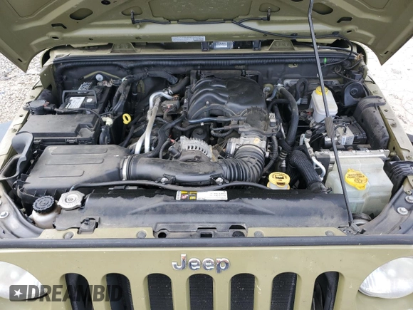 2013 Jeep Wrangler Sport z VIN 1C4AJWAG3DL574449, wystawiony jako Copart lot #58001535 z przebiegiem 35 533 mil mil oraz Szkoda całkowita • Salvage title. Historia ofert i sprzedaży dostępna na DreamBid. Obrazek 11.