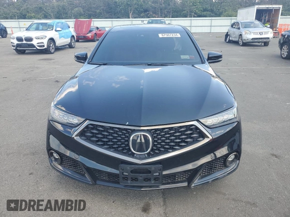 2019 Acura TLX w/A-Spec Pkg with VIN 19UUB3F63KA800623, listed as a Copart auction lot 67507234 with 114,263 mi miles and Non repairable. Bid and sale history available at DreamBid. Image 5.