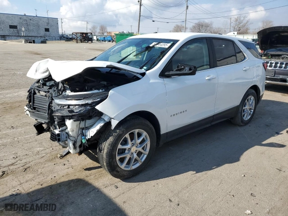 2022 Chevrolet Equinox LT with VIN 3GNAXKEV1NS102043, listed as a Copart auction lot 52944095 with 70,833 mi miles and Clean Title. Bid and sale history available at carsss.com. Image 1.