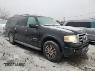 2008 Ford Expedition Max SSV with VIN 1FMFK16558LA04337, listed as a Copart auction lot 44235335 with 219,767 mi miles and Salvage title. Bid and sale history available at DreamBid. Image 4.