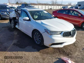 2018 Acura TLX with VIN 19UUB1F32JA000145, listed as a IAAI auction lot 41244292 with 83,254 mi miles. Bid and sale history available at carsss.com. Image 1.
