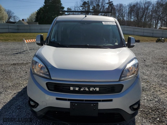 2021 Ram ProMaster City Cargo Van Tradesman SLT with VIN ZFBHRFBB2M6V31846, listed as a Copart auction lot 48958555 with 17,221 mi miles and Salvage Title. Bid and sale history available at carsss.com. Image 5.
