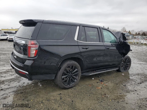 2023 Chevrolet Tahoe LS with VIN 1GNSKMED1PR541920, listed as a Copart auction lot 84626674 with 0 mi miles and Salvage Title. Bid and sale history available at carsss.com. Image 3.