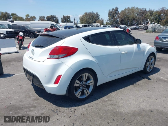 2013 Hyundai Veloster w/Black Int with VIN KMHTC6AD8DU174885, listed as a IAAI auction lot 42408175 with 132,366 mi miles and . Bid and sale history available at DreamBid. Image 4.