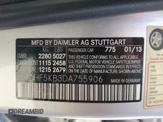 2013 Mercedes-Benz E 350 Luxury с VIN WDDHF5KB3DA755906, выставлен на аукционе Copart как лот 59340525 с пробегом 77 658 миль миль и Списание • Salvage title. История ставок и продаж доступна на DreamBid. Изображение 12.
