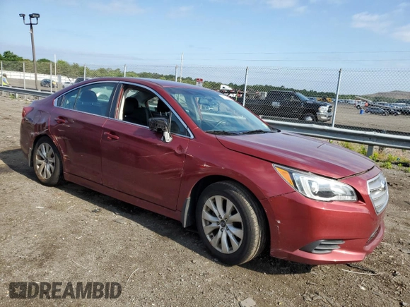2015 Subaru Legacy 2.5i Premium with VIN 4S3BNAC63F3024803, listed as a Copart auction lot 57750233 with 101,289 mi miles. Bid and sale history available at carsss.com. Image 4.