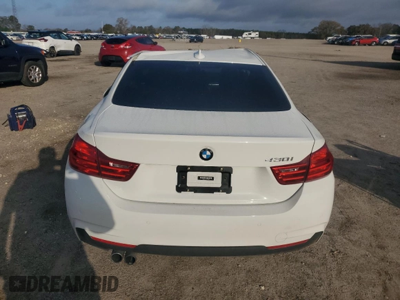 2017 BMW 4 Series 430i with VIN WBA4R7C50HK679823, listed as a Copart auction lot 87130414 with 67,326 mi miles and Salvage Title. Bid and sale history available at DreamBid. Image 6.
