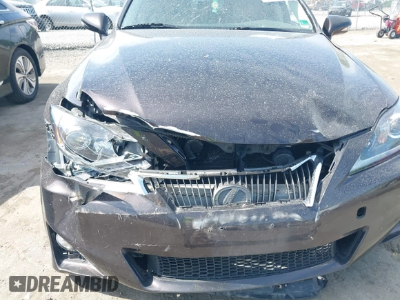 2012 Lexus IS 250 with VIN JTHCF5C28C5058353, listed as a IAAI auction lot 42096615 with 147,223 mi miles and . Bid and sale history available at DreamBid. Image 6.